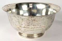 STERLING SILVER PUNCH BOWL