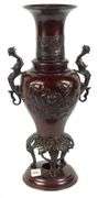 JAPANESE BRONZEWARE VASE