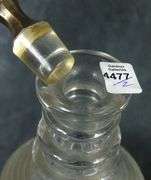 TWO ANTIQUE CRYSTAL DECANTERS