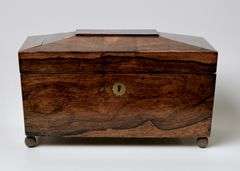 REGENCY TEA CADDY
