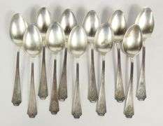 EXTENSIVE STERLING FLATWARE SERVICE