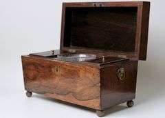 REGENCY TEA CADDY