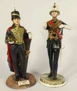 2 LIMITED EDITION MILITARY FIGURINES