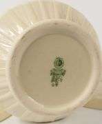 BELLEEK VASE, CUPS & SAUCERS