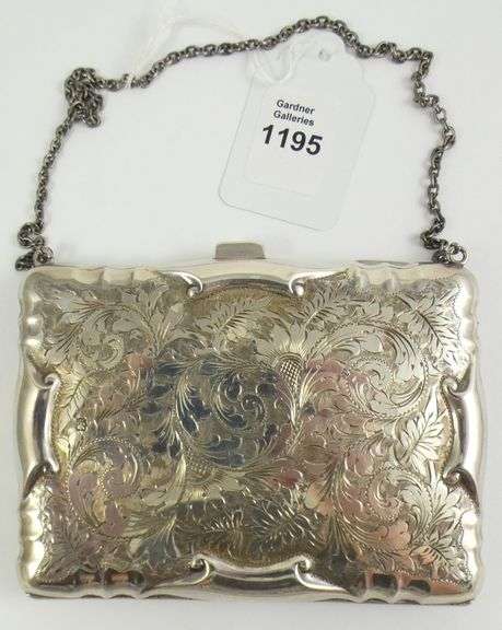 ANTIQUE SILVER PURSE