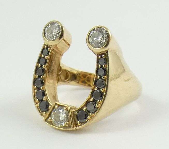 MEN'S CUSTOM MADE "HORSESHOE" RING