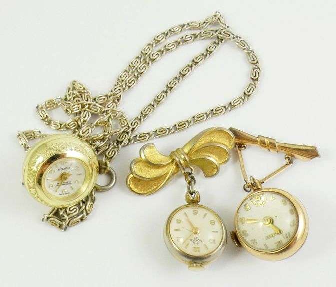 3 LADIES' VINTAGE "BALL" WATCHES