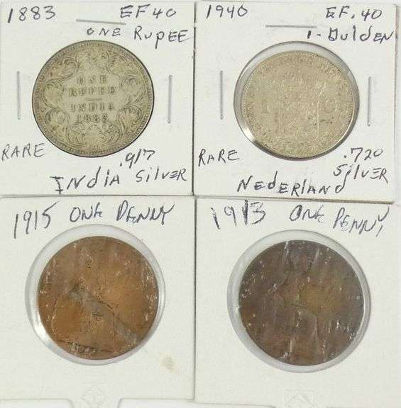 8 WORLD COINS
