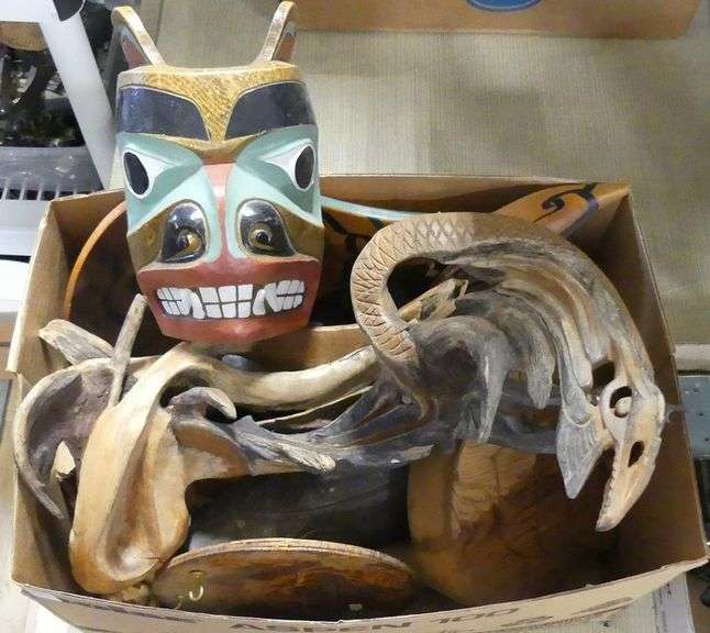 WOODEN WARE, NATIVE ART