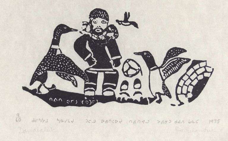 TWO KANAYOOK POVUNGITUK PRINTS