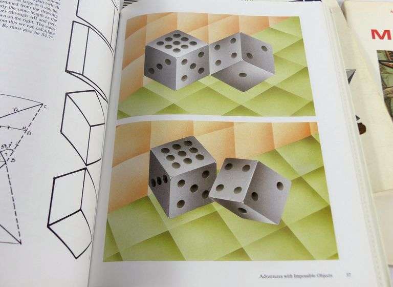 FOUR ART BOOKS ON M.C. ESCHER & BRUNO ERNST
