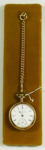 POCKET WATCH & CHAIN