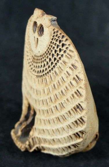 INUIT CERAMIC OWL