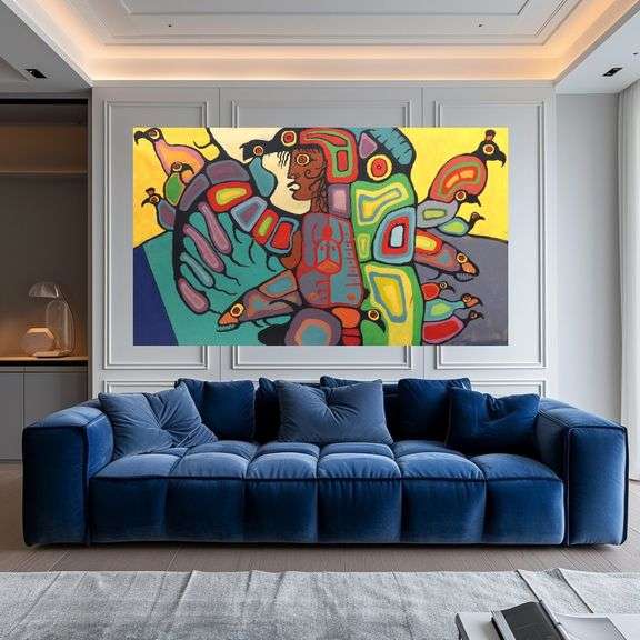 MONUMENTAL WOODLAND SCHOOL STYLE PAINTING