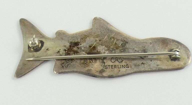 HAIDA SCHOOL SILVER BROOCH