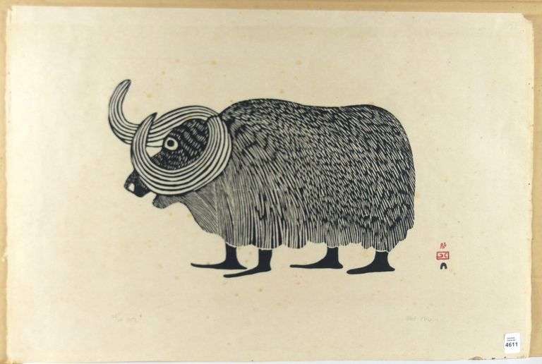 1963 STONECUT PRINT