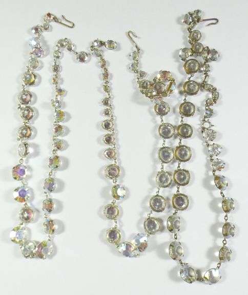 5 AUSTRIAN CRYSTAL NECKLACES