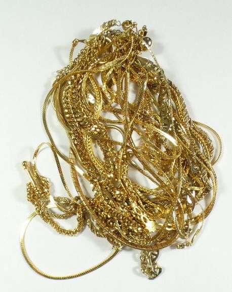 GOLD-TONE NECK CHAINS