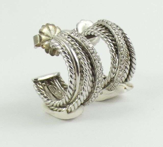 DAVID YURMAN DIAMOND EARRINGS