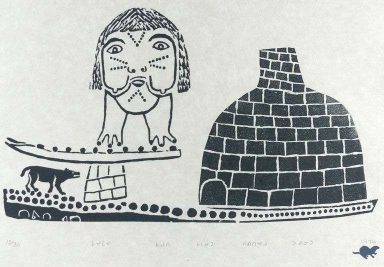 THREE INUIT PRINTS