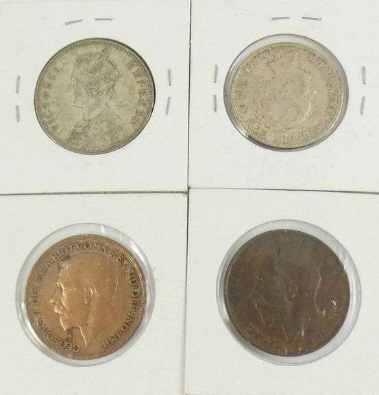 8 WORLD COINS