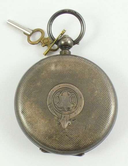 ANTIQUE KEY-WIND POCKET WATCH