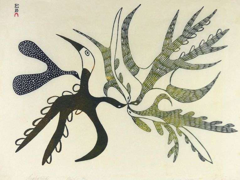1965 STONECUT PRINT