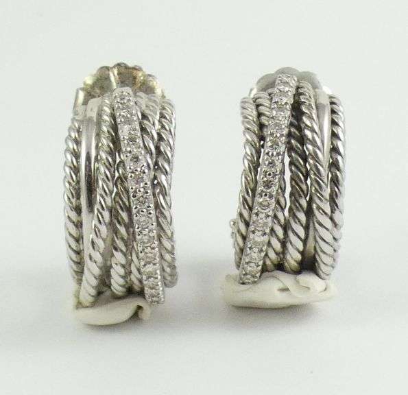 DAVID YURMAN DIAMOND EARRINGS