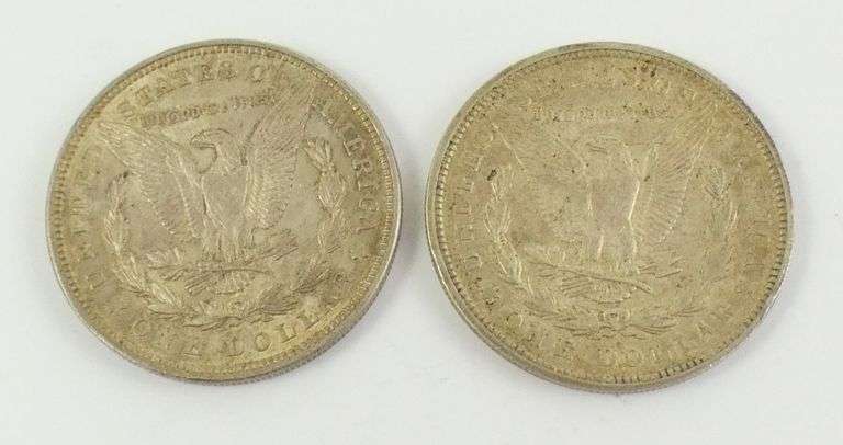 2 U.S. SILVER DOLLARS
