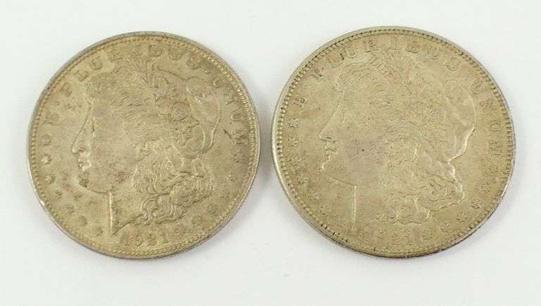 2 U.S. SILVER DOLLARS