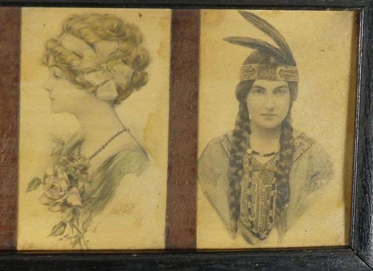 TWO FRAMED PRINTS
