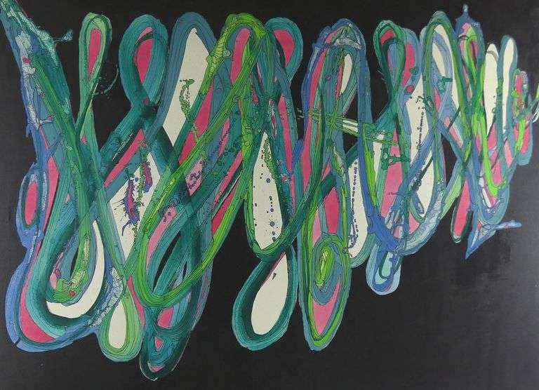 MERCEDES HORNE ACRYLIC ON CANVAS