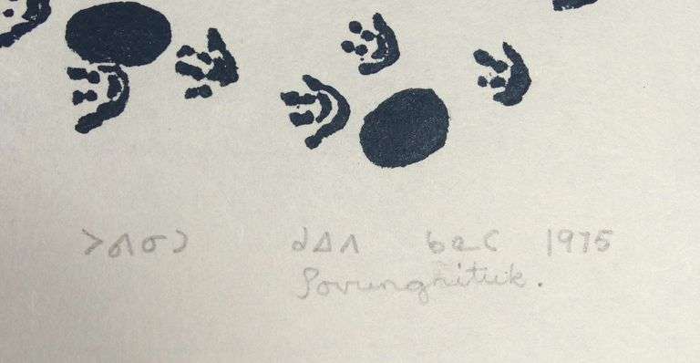 TWO KANAYOOK POVUNGITUK PRINTS