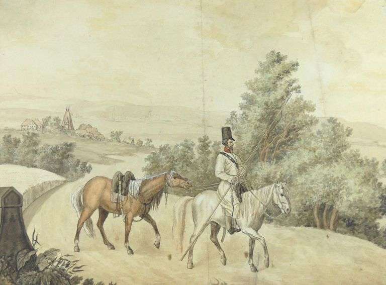 ANTIQUE WATERCOLOUR