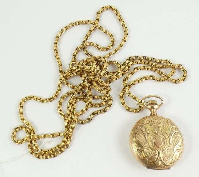 ANTIQUE WATCH ON CHAIN