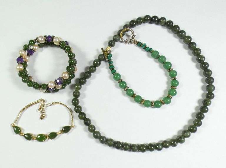 GREEN NEPHRITE JADE JEWELLERY
