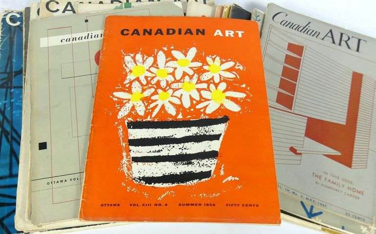 COLLECTION OF VINTAGE CANADIAN ART MAGAZINES