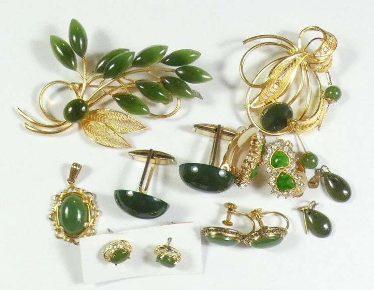 GREEN NEPHRITE JADE JEWELLERY
