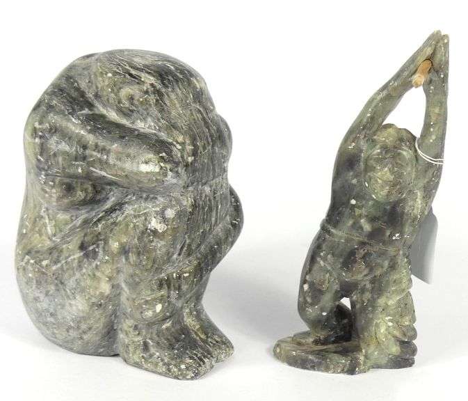 TWO INDIGENOUS STONE CARVINGS
