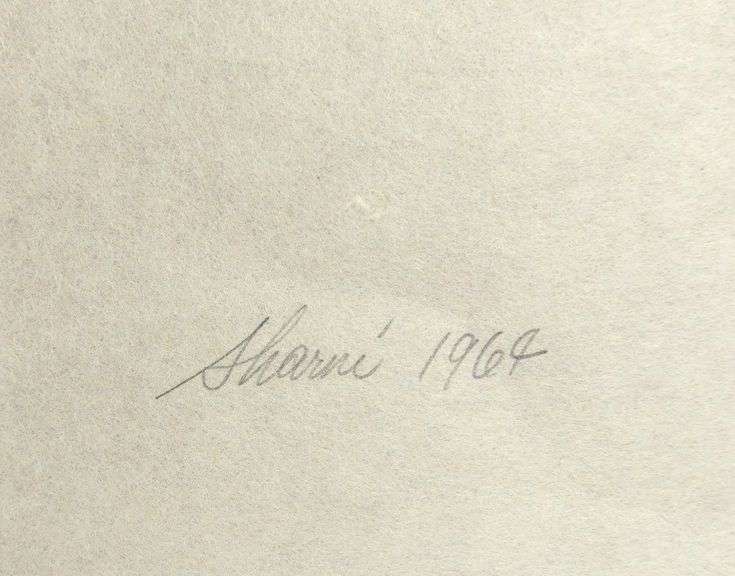 1964 STONECUT PRINT