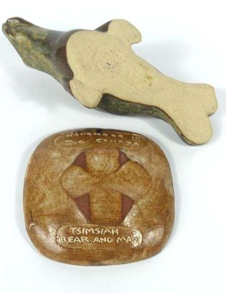 TWO PIECES INDIGENOUS CERAMICS