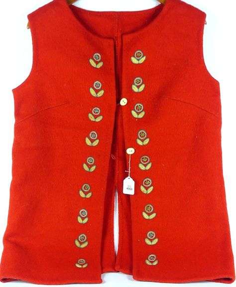 INUIT EMBROIDERED VEST