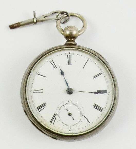 ANTIQUE STERLING SILVER POCKET WATCH
