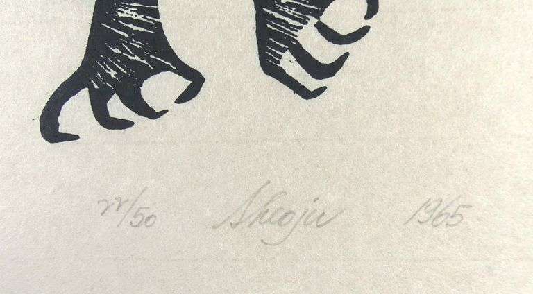 SHEOJUK STONECUT PRINT