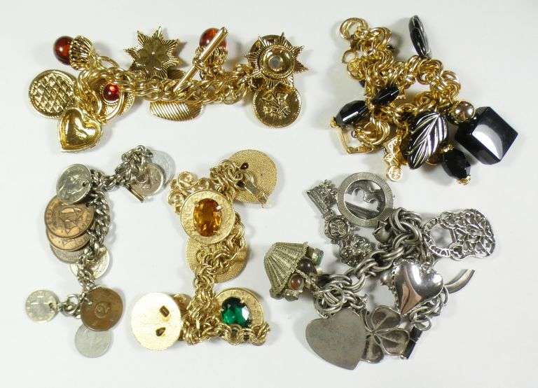 5 CHARM BRACELETS