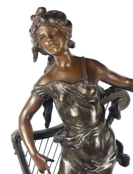 IMPRESSIVE SPELTER SCULPTURE