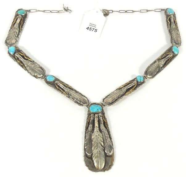 JAMI TWO FEATHERS NAVAJO NECKLACE