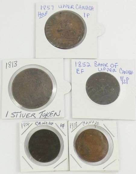 5 COINS & TOKENS