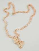 CORAL PENDANT NECKLACE