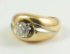 GENTLEMEN'S DIAMOND SOLITAIRE RING
